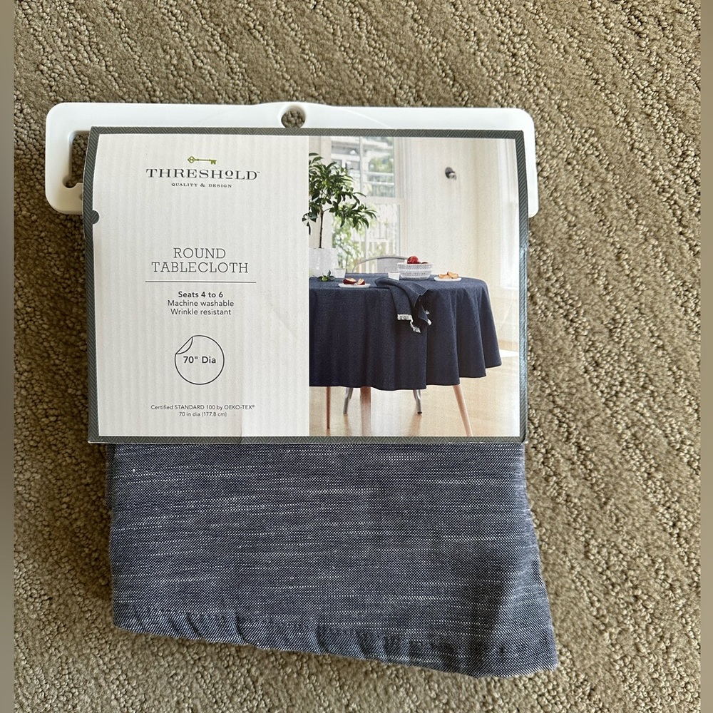 Threshold Round Tablecloth